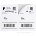 A4 barcode sticker customzied sizes